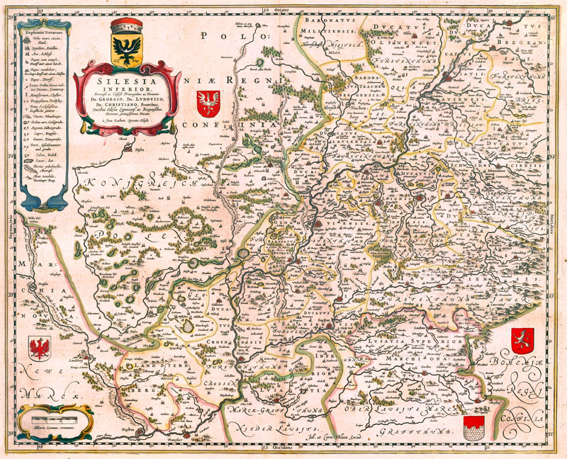 Silesia 1645 Willem Blaeu